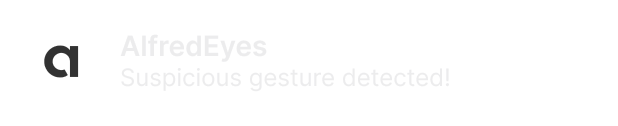 Notification d'alerte de vol en temps réel envoyée par Alfred-Eyes